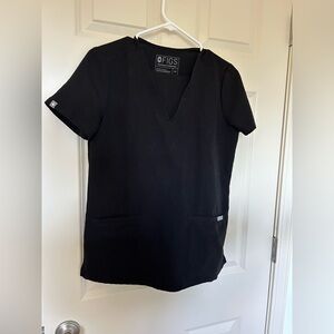 Black FIGS extra small scrubs set